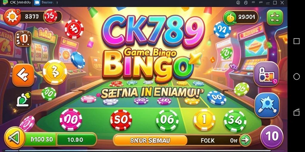 Tampilan permainan Bingo yang seru dan interaktif di CK789.