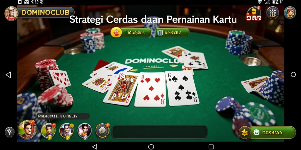 Tampilan gameplay DOMINOCLUB yang menantang dan seru.
