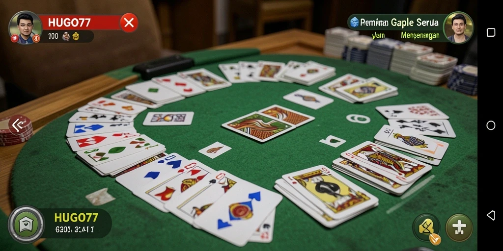 Tampilan gameplay HUGO77 yang menarik dan interaktif.